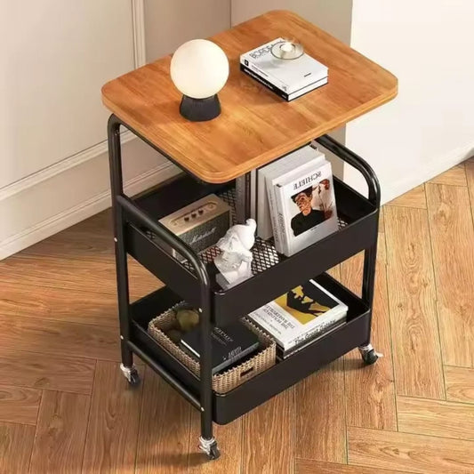 Étagère de rangement mobile 3 niveaux